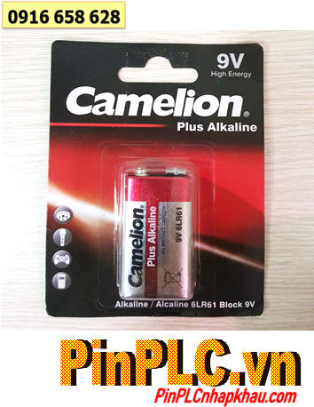 Pin Camelion 6LR61-BP1 Alkaline 9v, Pin 9v alkaline Camelion 6LR61-BP1 chính hãng (Loại vỉ 1viên)